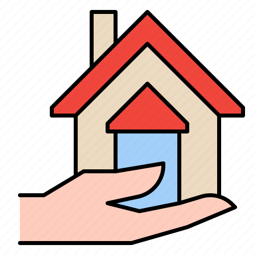 Loan, home, finance, financial, banking, currency, hand icon - Download on Iconfinder