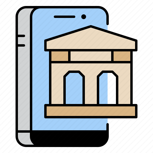Mobile, banking, phone, bank, finance, financial, currency icon - Download on Iconfinder