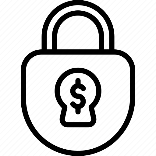 Money, lock, finance, cash, locked, padlock icon - Download on Iconfinder
