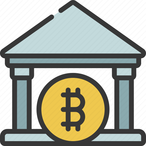 Bitcoin, bank, finance, crypto, cryptocurrency icon - Download on Iconfinder