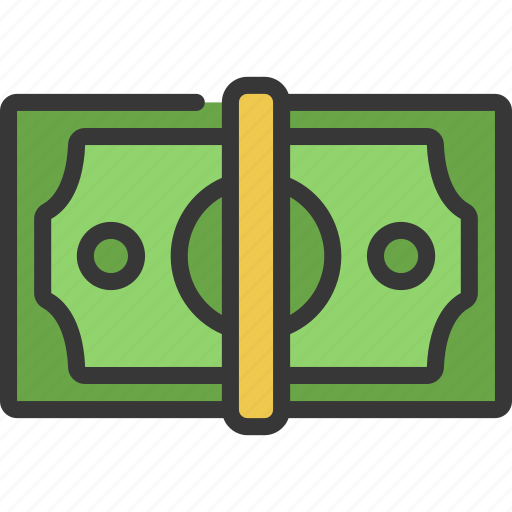 Cash, in, band, finance, money icon - Download on Iconfinder
