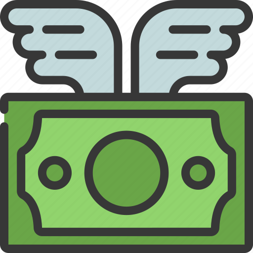 Financial, freedom, finance, cost, wings, free icon - Download on Iconfinder