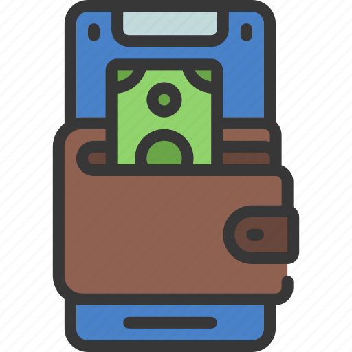 Mobile, wallet, finance, cash, phone icon - Download on Iconfinder