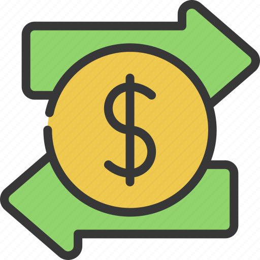 Transfer, money, finance, send, receive, cash icon - Download on Iconfinder