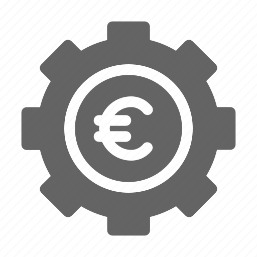 Euro, management, money, settings icon - Download on Iconfinder