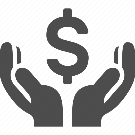 Bank, banking, currency, dollars, hand, loan, money icon - Download on Iconfinder