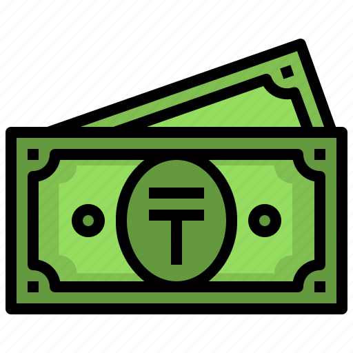 Tenge, money, cash, currency, banknote icon - Download on Iconfinder