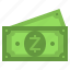 zcash, money, cash, currency, banknote 
