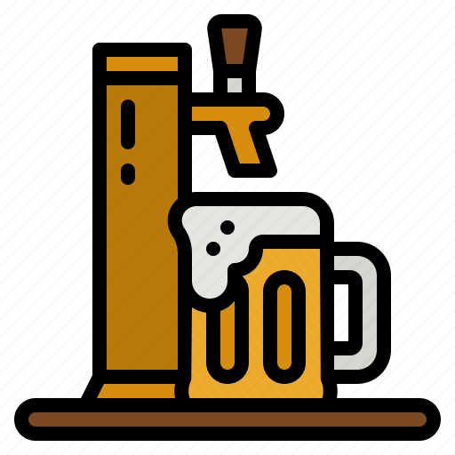 Beer, tap, alcoholic, drink, tower icon - Download on Iconfinder