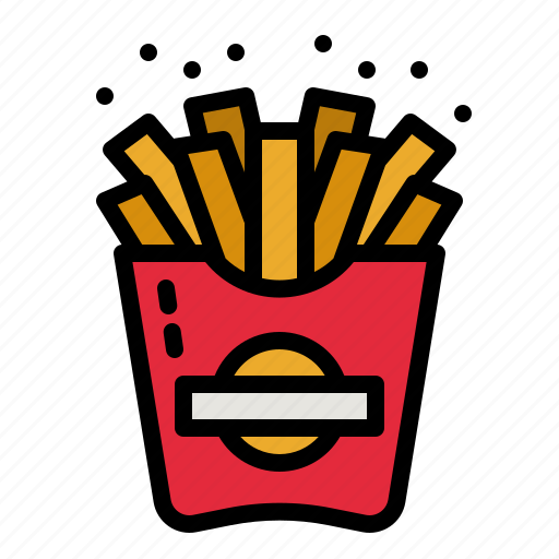 Potatoes, french, fries, junk, food icon - Download on Iconfinder