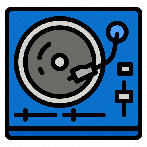 Turntable, vinyl, player, music, multimedia icon - Download on Iconfinder
