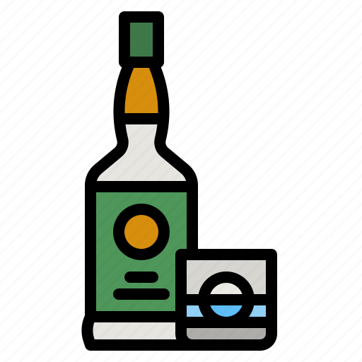 Whiskey, alcohol, bottle, alcoholic, drink icon - Download on Iconfinder