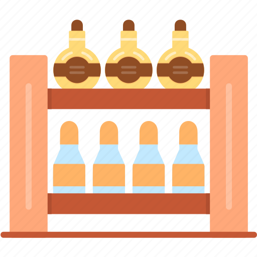 Bottle, rack, carton, container, drink, liquid, water icon - Download on Iconfinder
