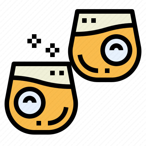 On, the, rocks, drink, alcohol, beverage icon - Download on Iconfinder