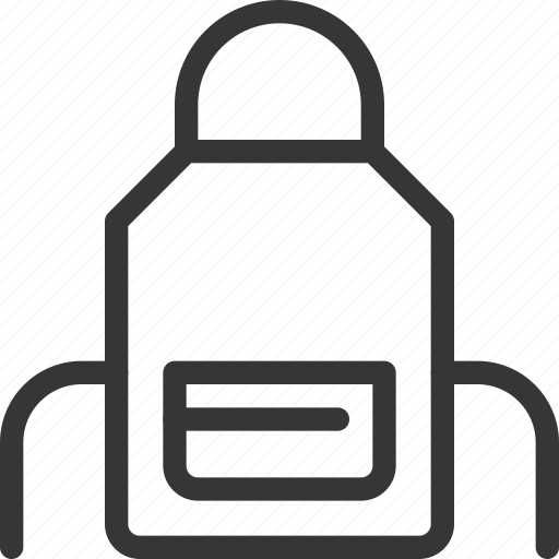 Apron, barbecue, fast food, kitchenware icon - Download on Iconfinder