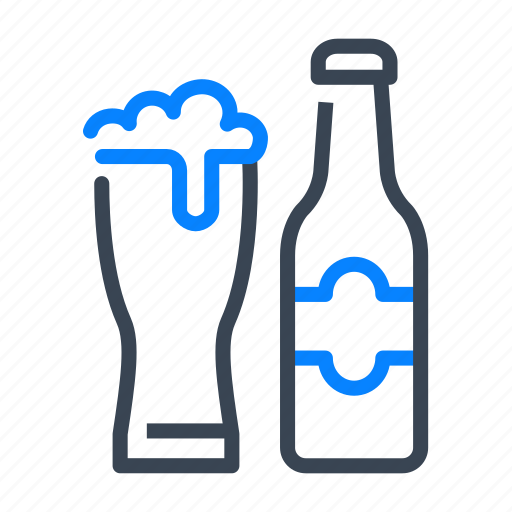 Beer, bottle, glass, alcohol, drink icon - Download on Iconfinder