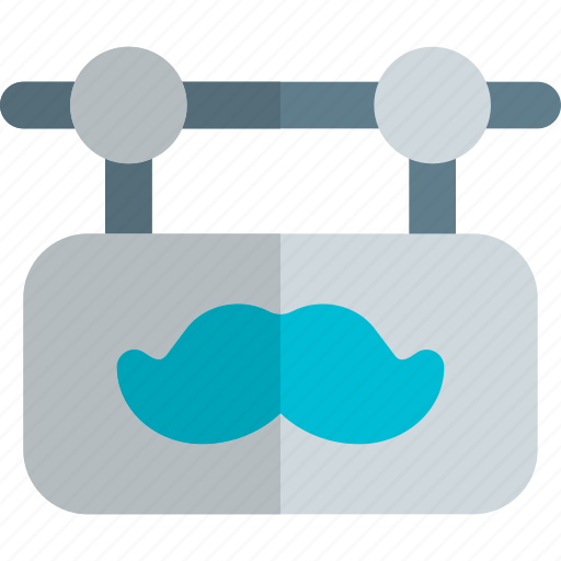 Moustache, barber, sign, direction icon - Download on Iconfinder
