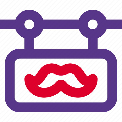 Direction, moustache, barber, hairs icon - Download on Iconfinder