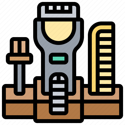 Accessory, beard, groomsman, shave, trimmer icon - Download on Iconfinder