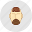 barber, beard, flatstyle, shop, forelock, cutting, person 