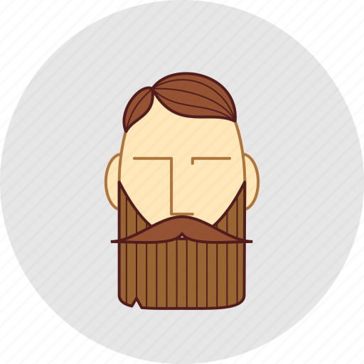 Barber, beard, flatstyle, mustache, shop, cutting, person icon - Download on Iconfinder