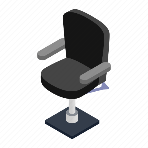 Barber, chair, design, hair, isometric, salon, shop icon - Download on Iconfinder