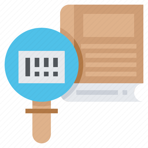 Barcode, book, data, label, search icon - Download on Iconfinder