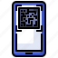 barcode, cellphone, mobile, scan, smartphone, telephone 
