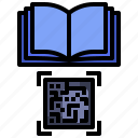 book, books, education, qrcode, study