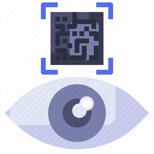 Code, eye, medical, qr code, view, visibility icon - Download on Iconfinder