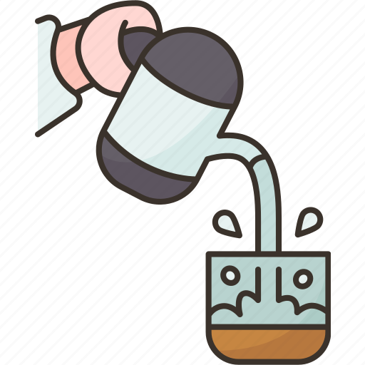 Barista, pouring, milk, coffee, preparation icon - Download on Iconfinder