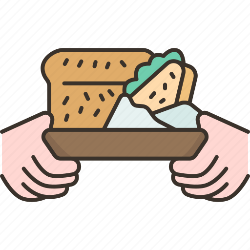 Bread, sandwich, snack, breakfast, food icon - Download on Iconfinder