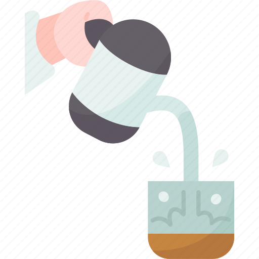 Barista, pouring, milk, coffee, preparation icon - Download on Iconfinder