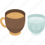 coffee, caffeine, cups, beverage, breakfast 