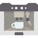 coffee, machine, espresso, automatic, cafe