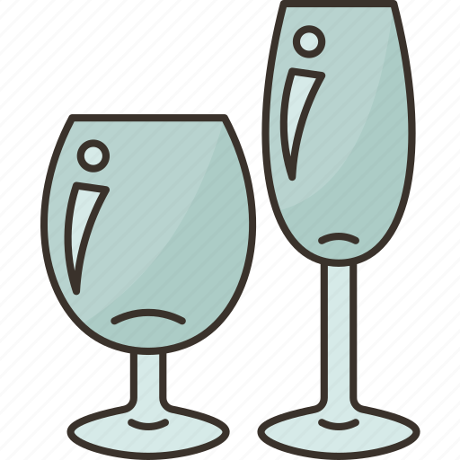 Glasses, wine, drink, restaurant, tableware icon - Download on Iconfinder