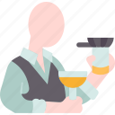 bartender, male, barman, alcohol, mixing