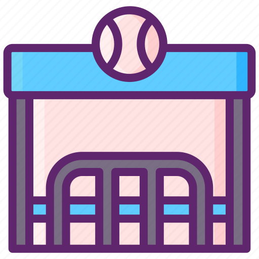 Ball, baseball, box, dugout icon - Download on Iconfinder