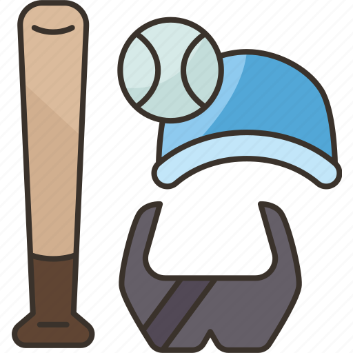 Baseball, bat, ball, sport, equipment icon - Download on Iconfinder