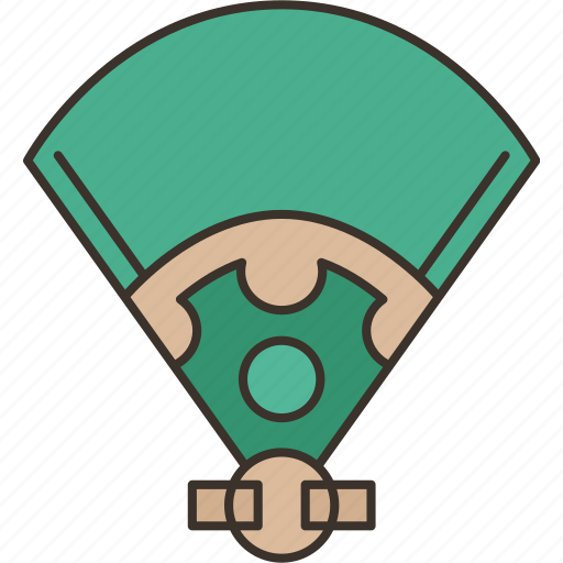Baseball, field, pitch, base, competition icon - Download on Iconfinder