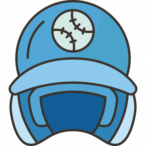 Helmet, batter, baseball, protect, gear icon - Download on Iconfinder