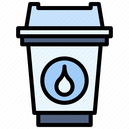 Beverage, coffee, cup, drink, glass, hot, shop icon - Download on Iconfinder