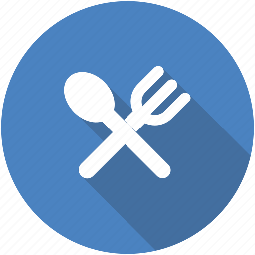 Circle, dining, eat, eating, food, orange, restaurant icon icon - Download on Iconfinder