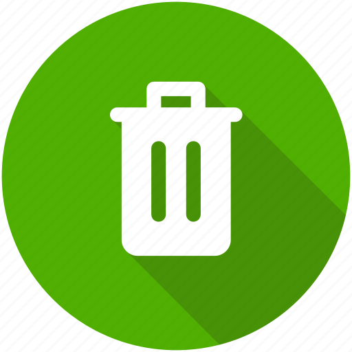 Circle, delete, garbage, recycle, red, rubbish, trash icon icon - Download on Iconfinder