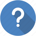 circle, help, information, query, question, support icon