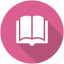 bookmark, circle, learn, library, read, reading icon 