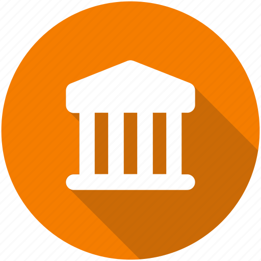 Bank, circle, finance, financial institution, street, treasury, wall icon icon - Download on Iconfinder