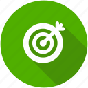bullseye, business success, circle, goal, marketing, target icon