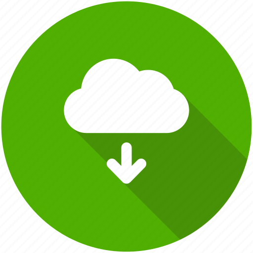Backup, circle, cloud, download, ftp, storage icon - Download on Iconfinder