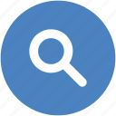 browse, circle, discover, explore, search, view icon